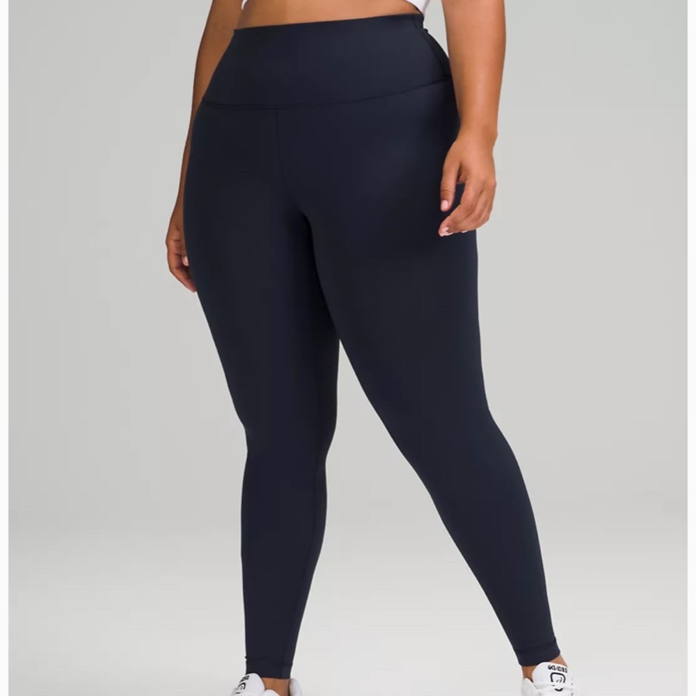 Lululemon Wunder Under 28” Size 2 Color: True Navy - image 1